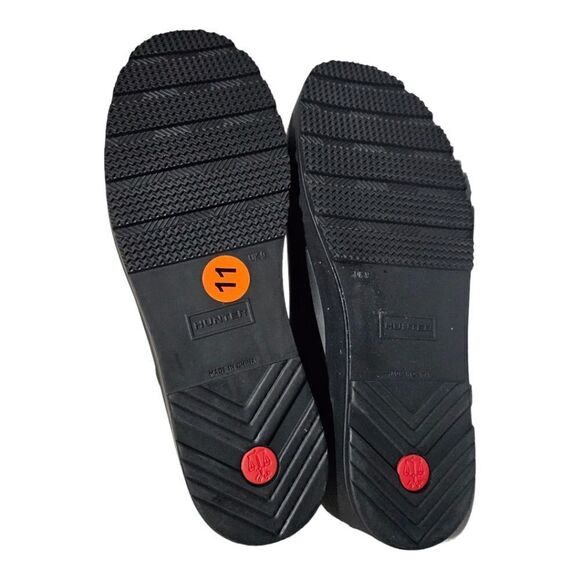 HUNTER Matte Black Boots - Size 11 - Picture 5 of 10